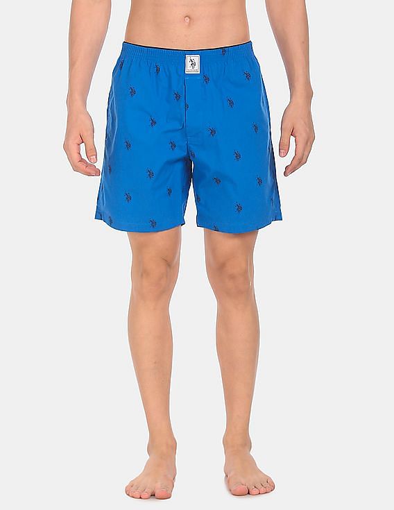 USPA Innerwear Signature Logo Pure Cotton I021 Boxers - Pack Of 1