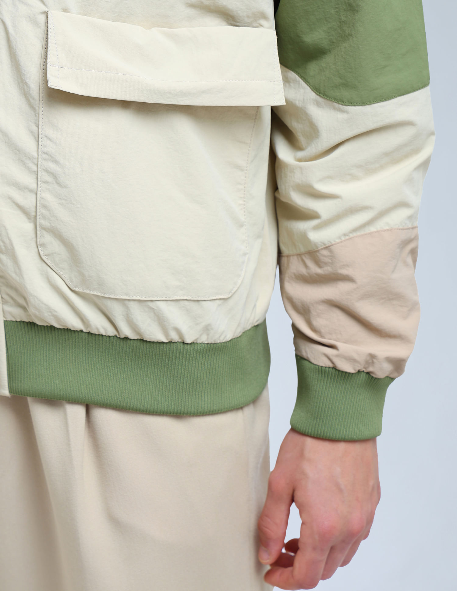 Buy Flying Machine Oversize Fit Colour Blocked Casual Jacket