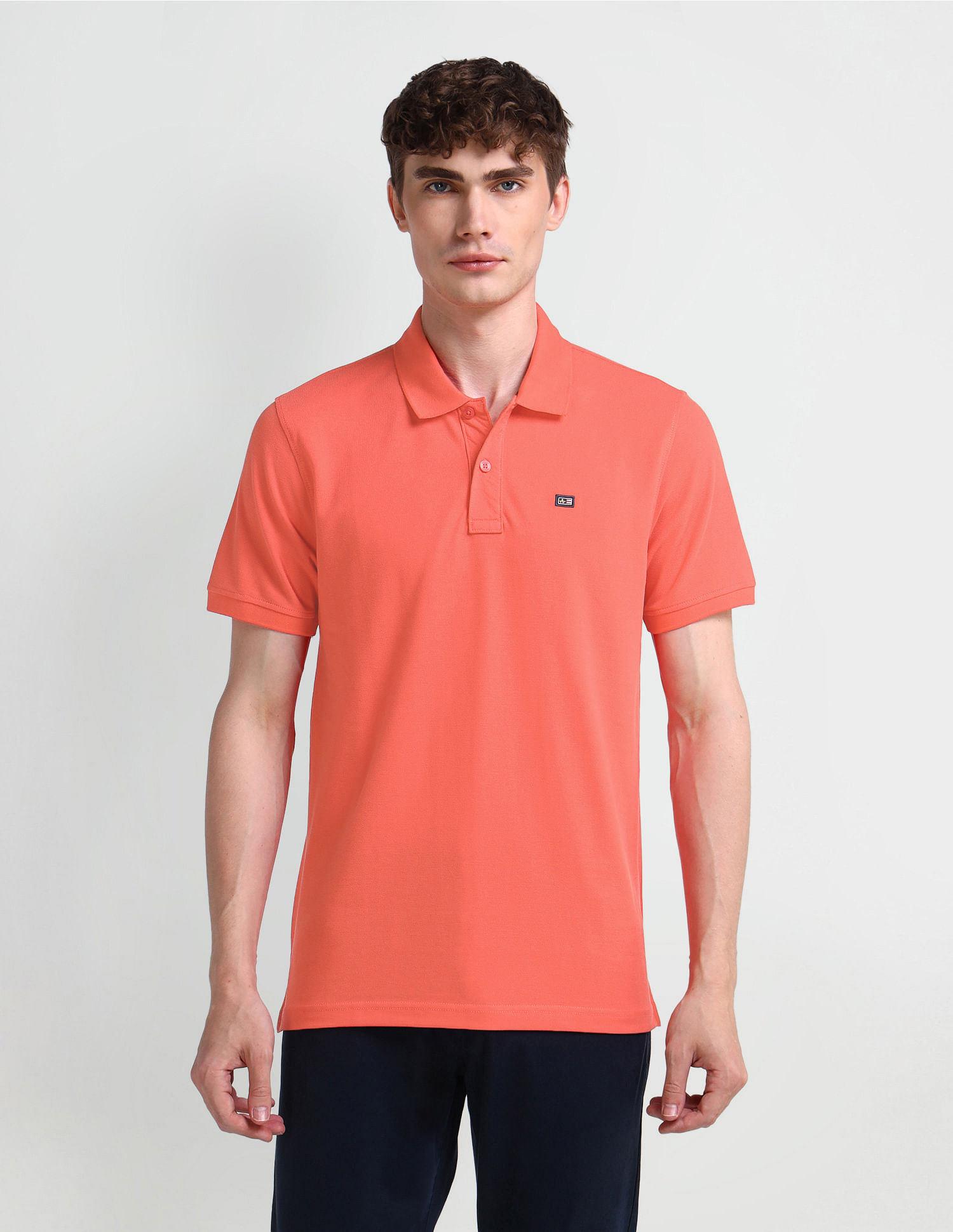 Arrow Sport Solid Regular Fit Polo Shirt