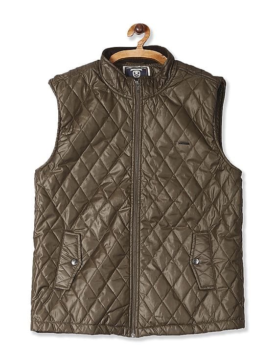 Sleeveless Gilet Jacket With Sleeves Buy Flying Machine Quilted