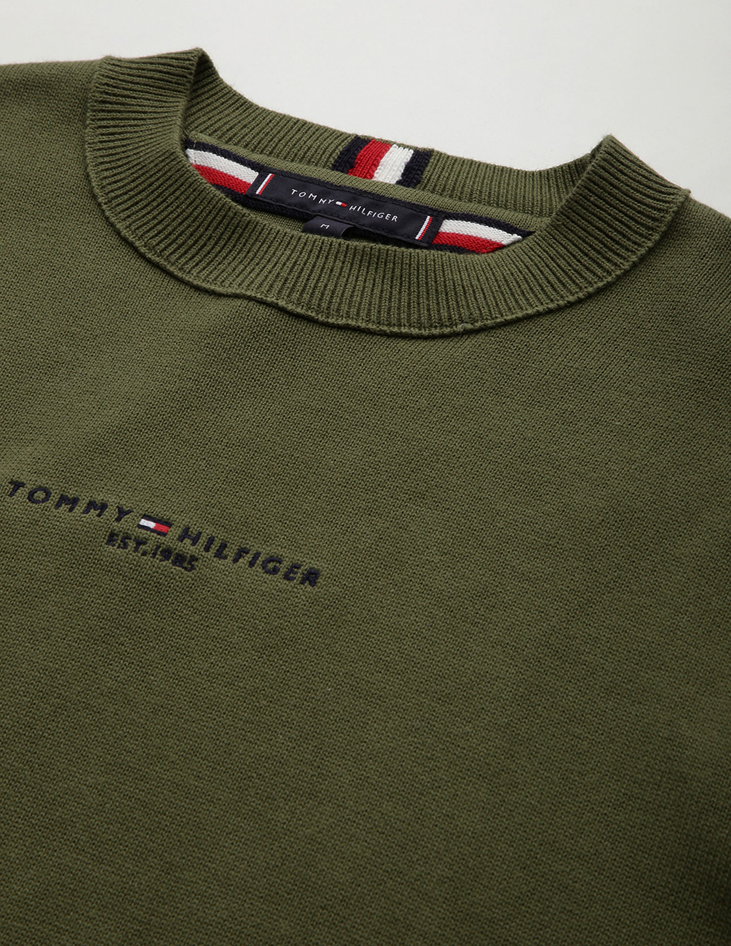 Tommy Hilfiger Organic Cotton Solid Sweater