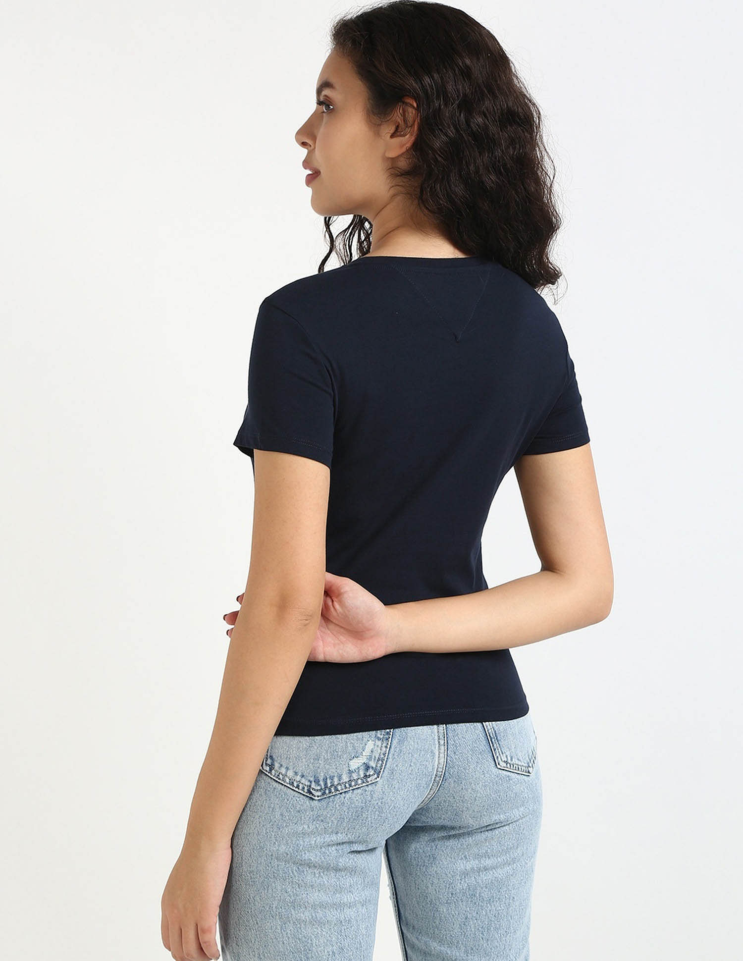 Tommy Hilfiger Solid Slim-Fit Cotton T-Shirt