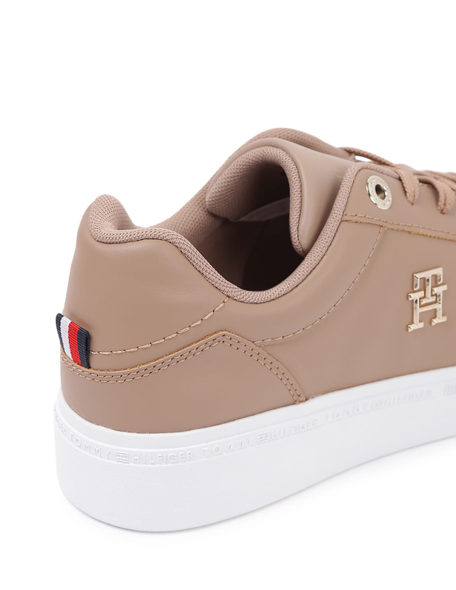 Buy Tommy Hilfiger Women Leather Court Sneakers