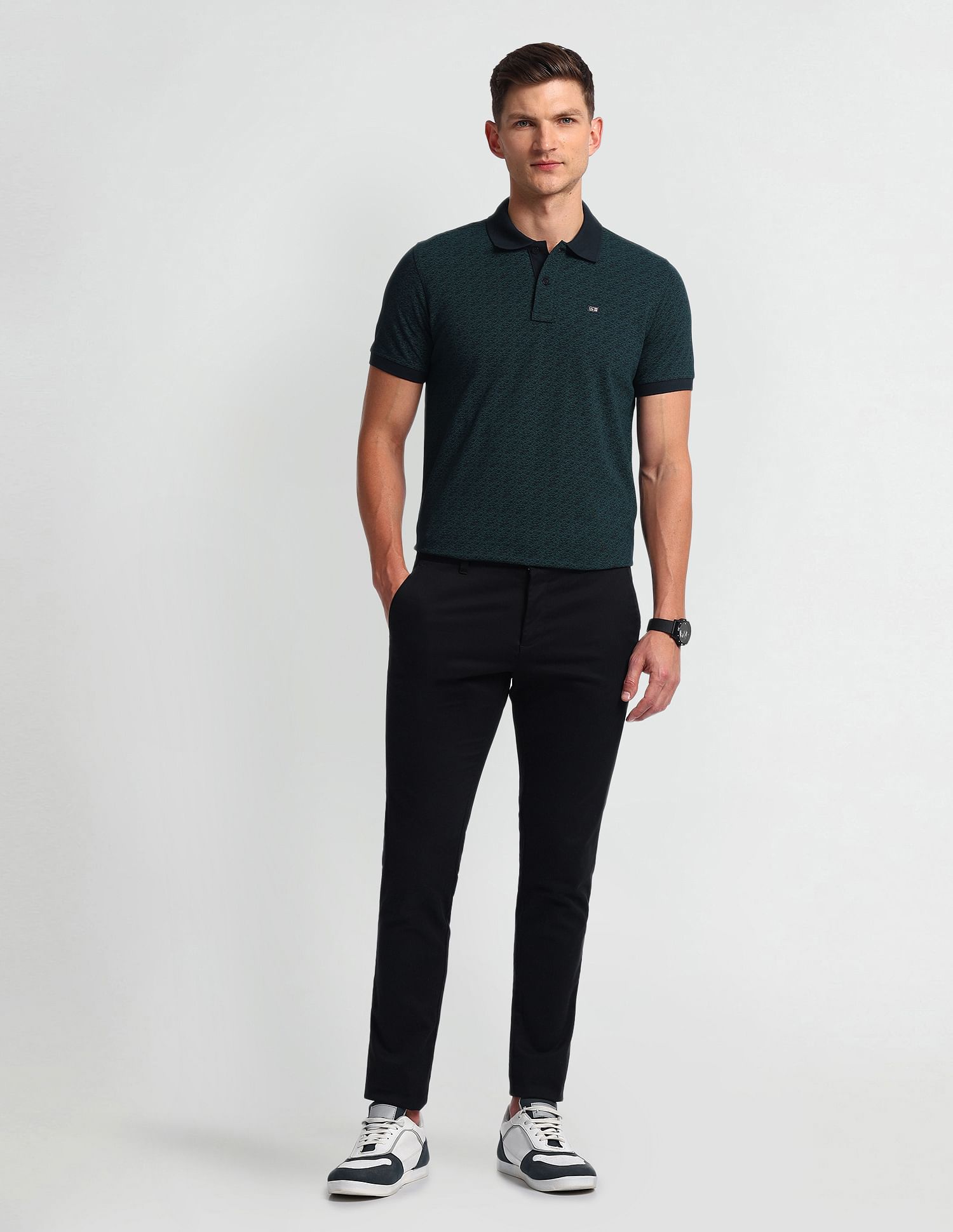 Arrow Sport Regular Fit Solid Polo Shirt