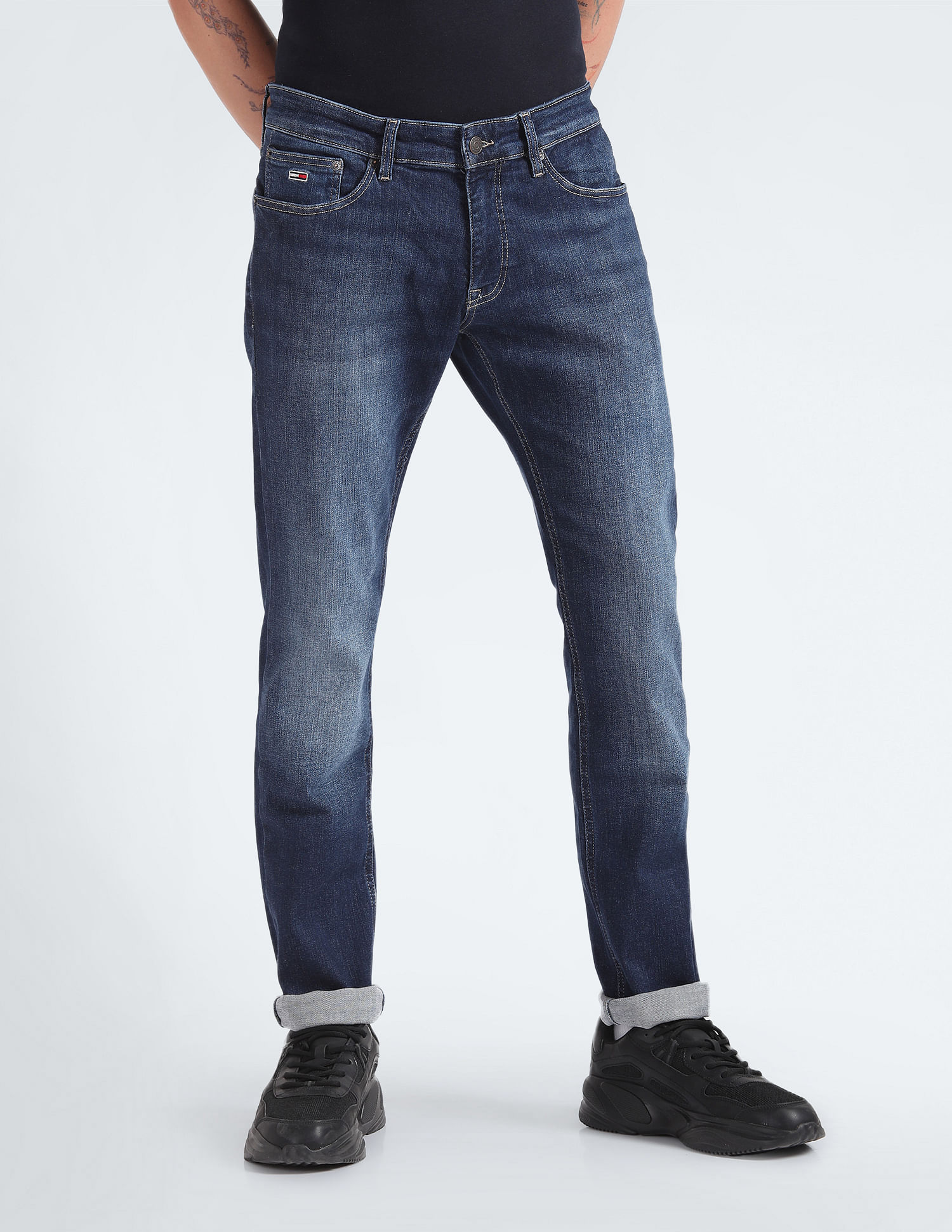 Tommy Hilfiger Scanton Slim Fit Stone Wash Jeans