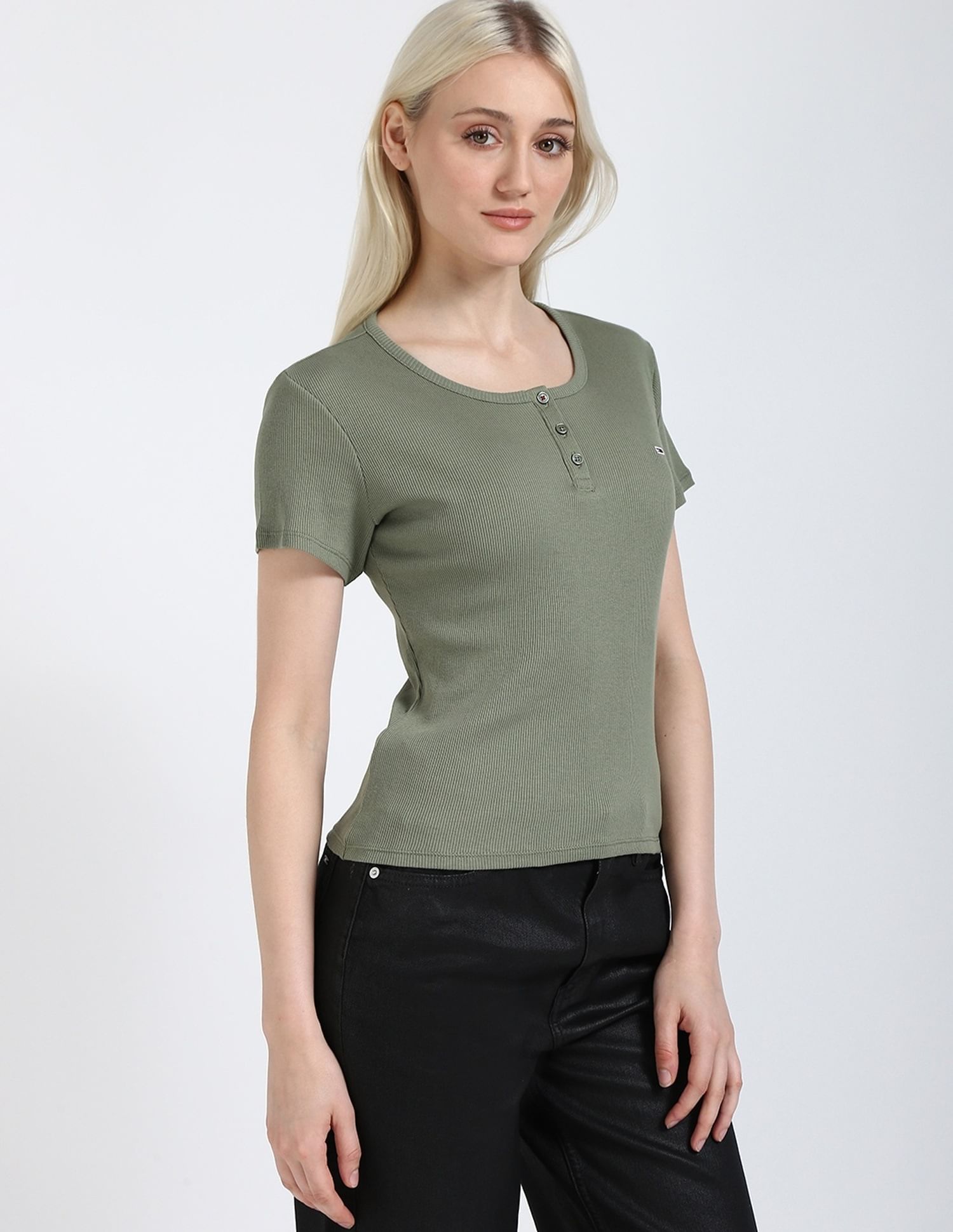 Tommy Hilfiger Texture Slim-Fit Cotton T-Shirt