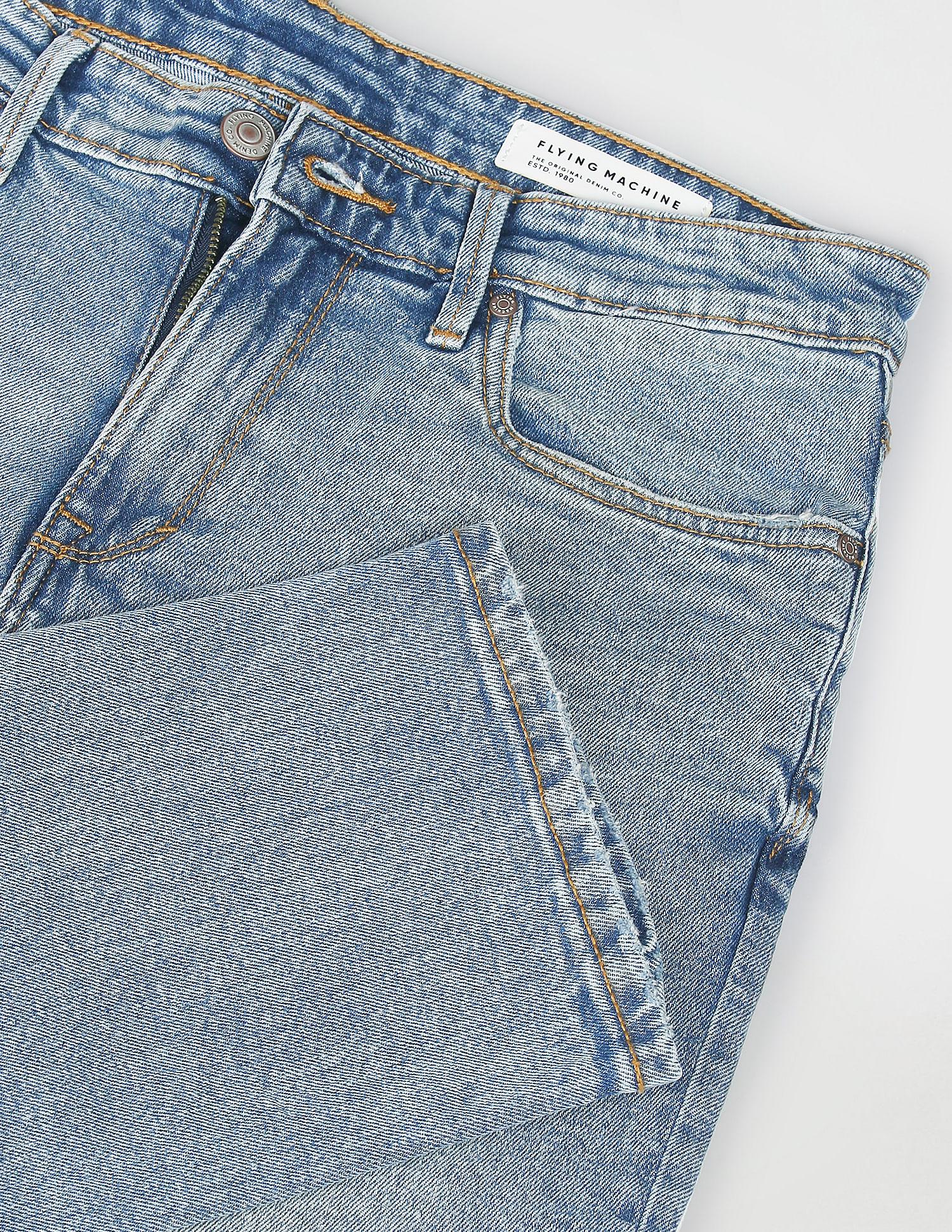Flying Machine Freddie Slim Straight Fit Classic Vintage Jeans