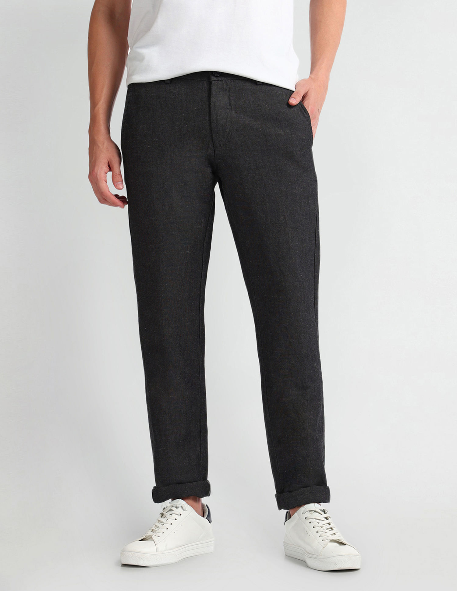 Arrow Sports Heathered Smart Flex Trousers