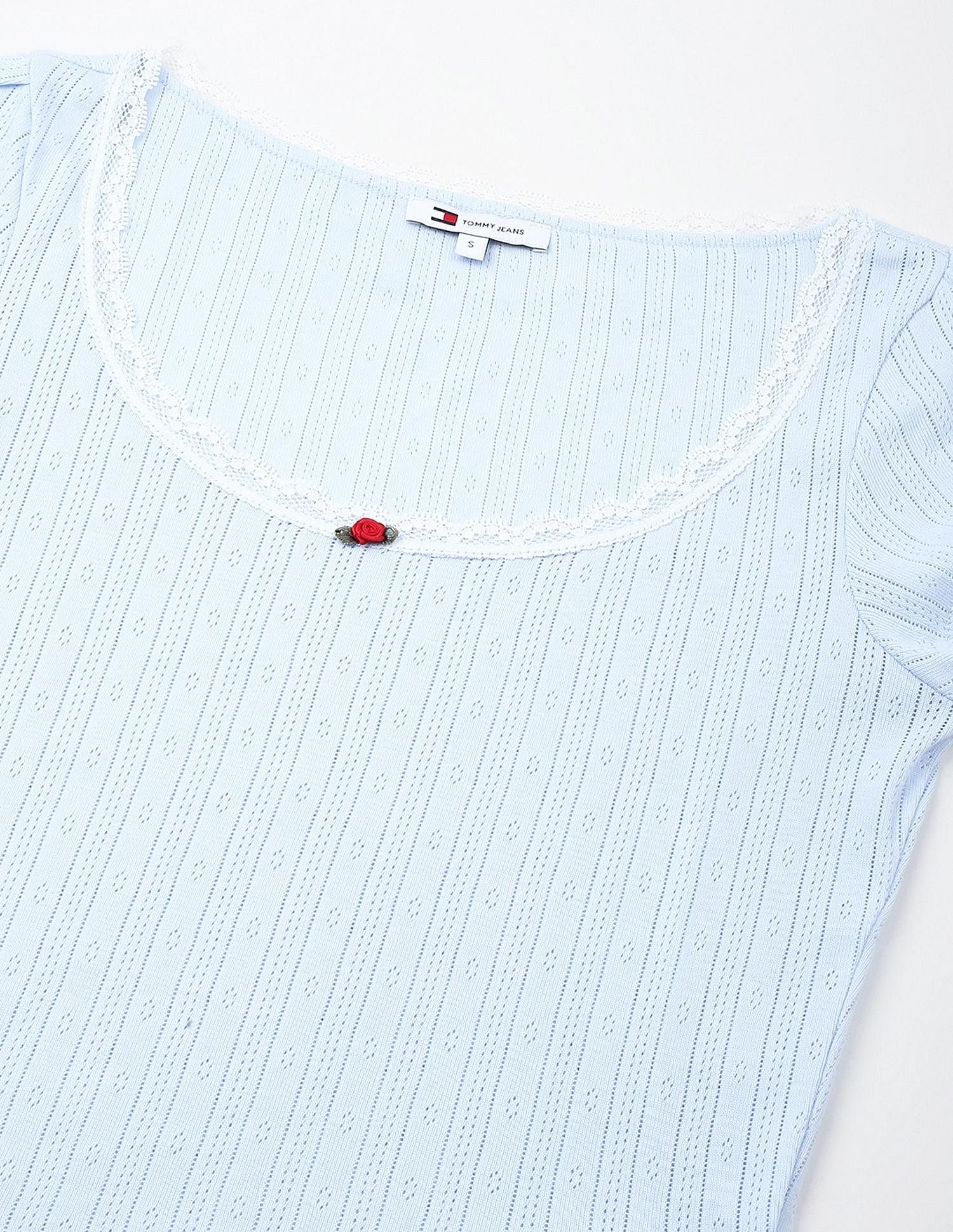Tommy Hilfiger Slim-Fit Cotton Round Neck Top