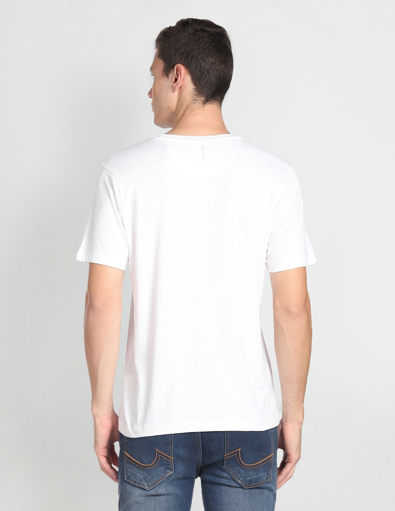 Arrow Newyork Brand Print Pure Cotton T-Shirt