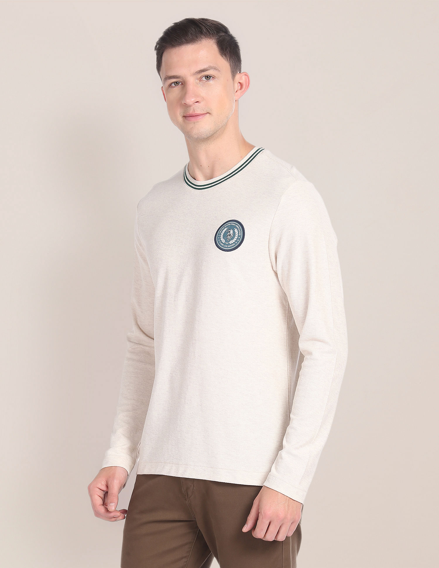 U.S. Polo Assn. Long Sleeve Logo Badge T-Shirt