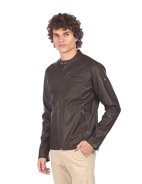 Buy U.S. Polo Assn. Men Brown Mandarin 