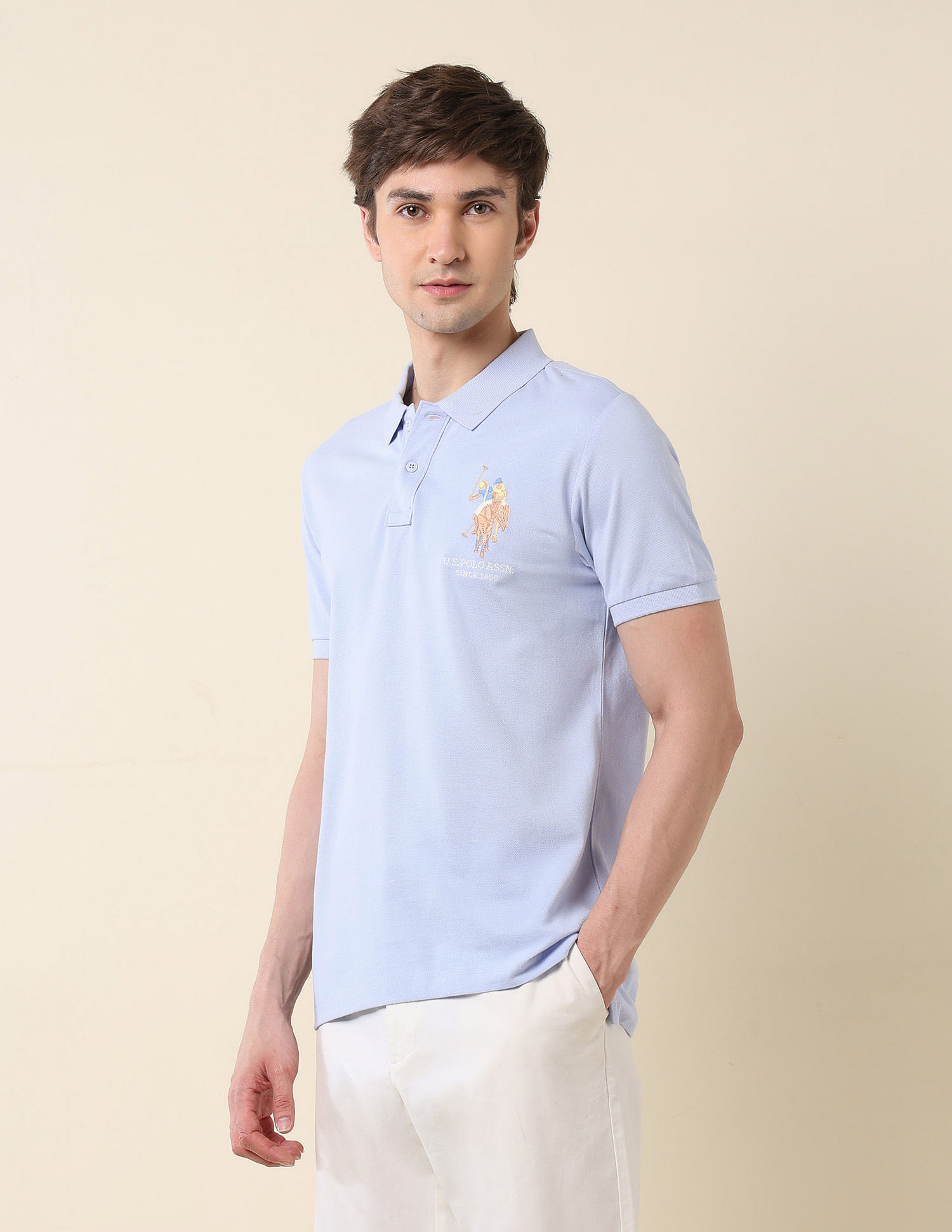 U.S. Polo Assn. Pure Cotton Summer Splash Polo Shirt
