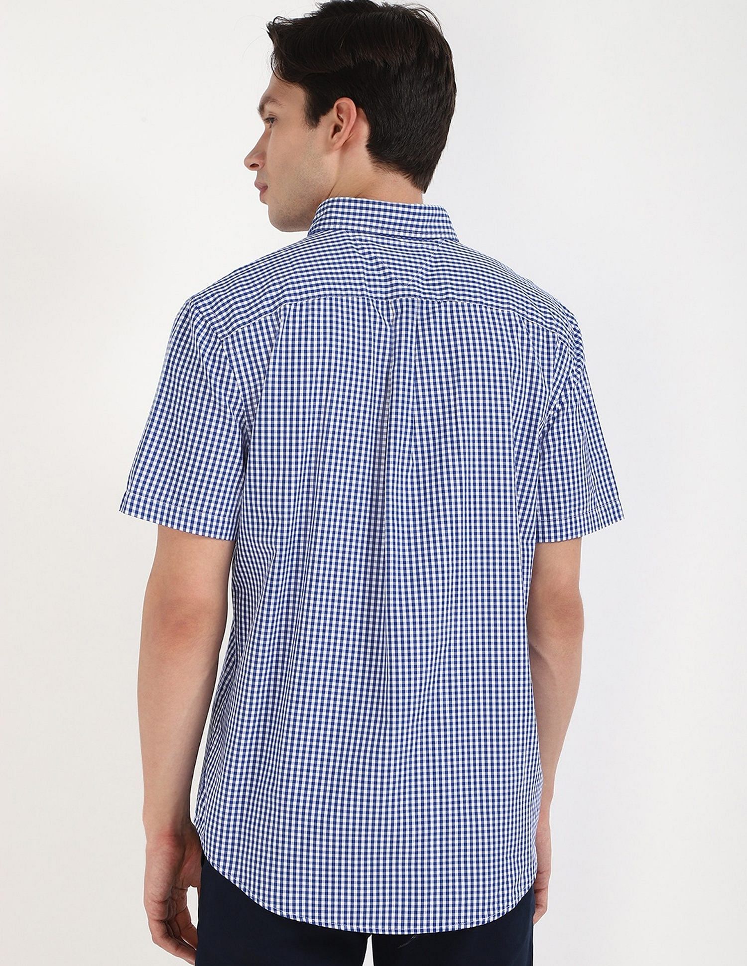 Tommy Hilfiger Checks Regular-Fit Poplin Woven Shirt