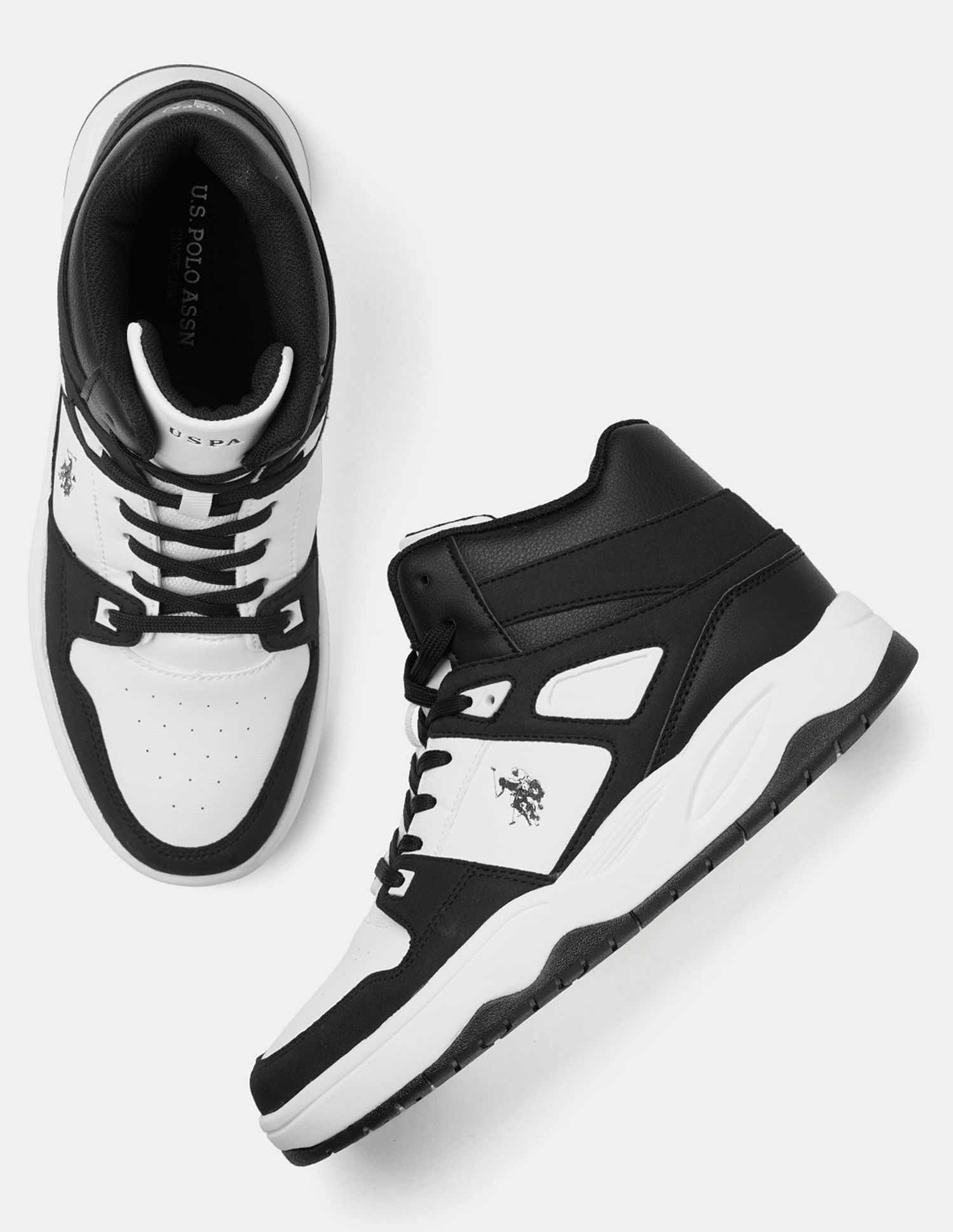U.S. Polo Assn. Men Bruce Mid Top Sneakers