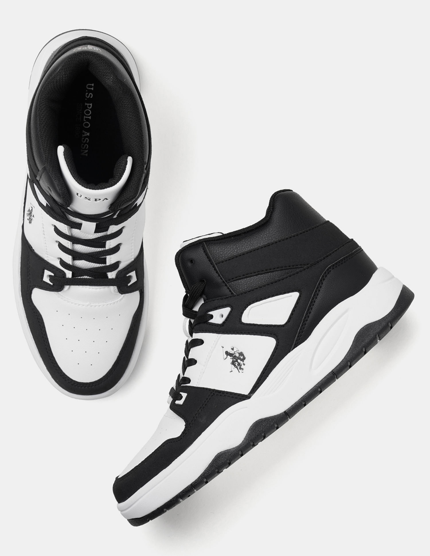U.S. Polo Assn. Men Bruce Mid Top Sneakers