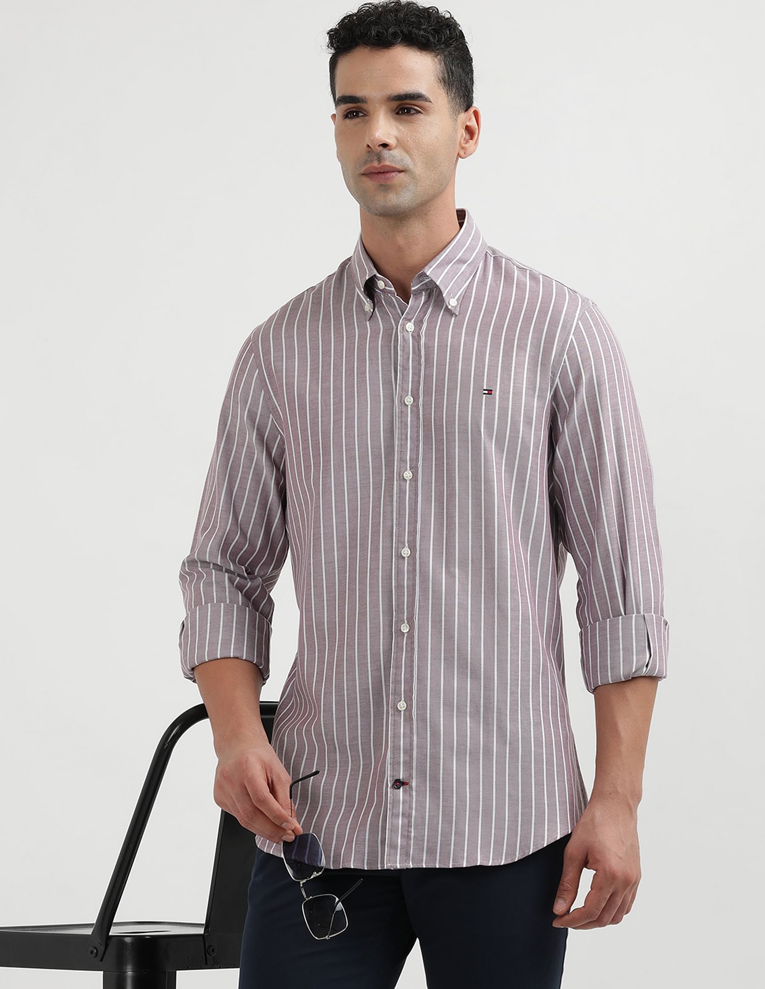 Tommy Hilfiger Slim Fit Stripe Shirt