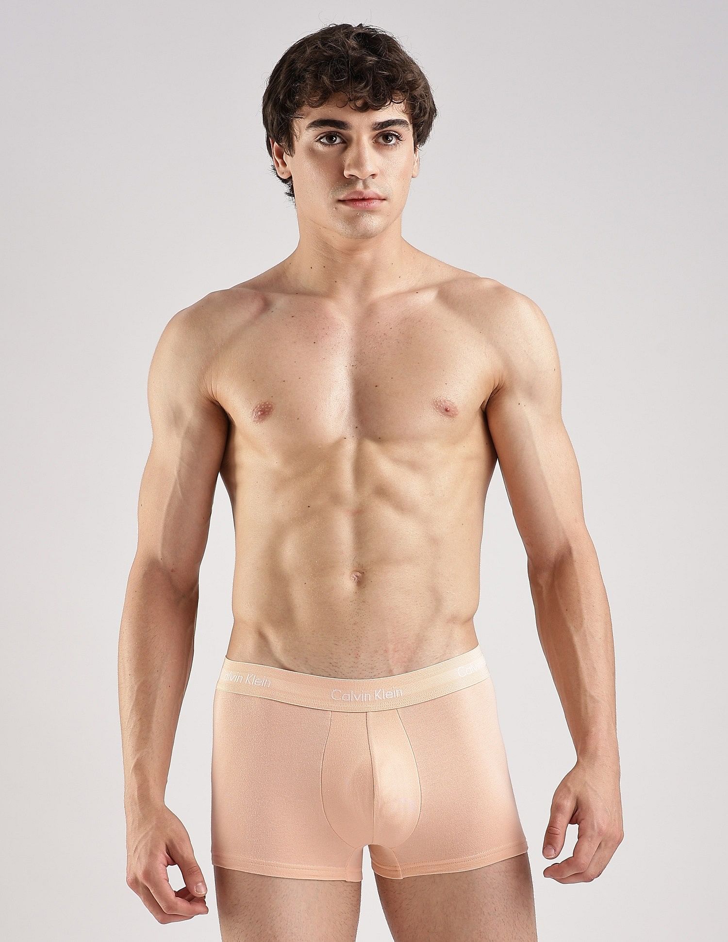 Calvin Klein Underwear Multi-Coloured Solid Low Rise Trunk - Pack Of 3