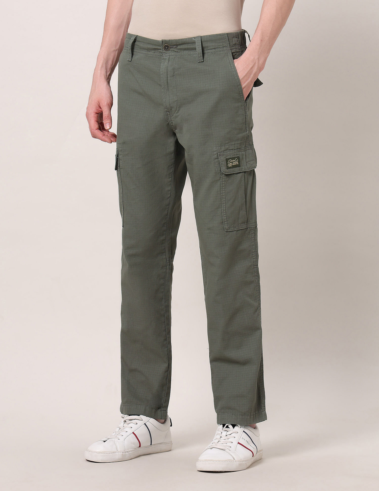 U.S. Polo Assn. Denim Co. Straight Fit Cargo Trousers