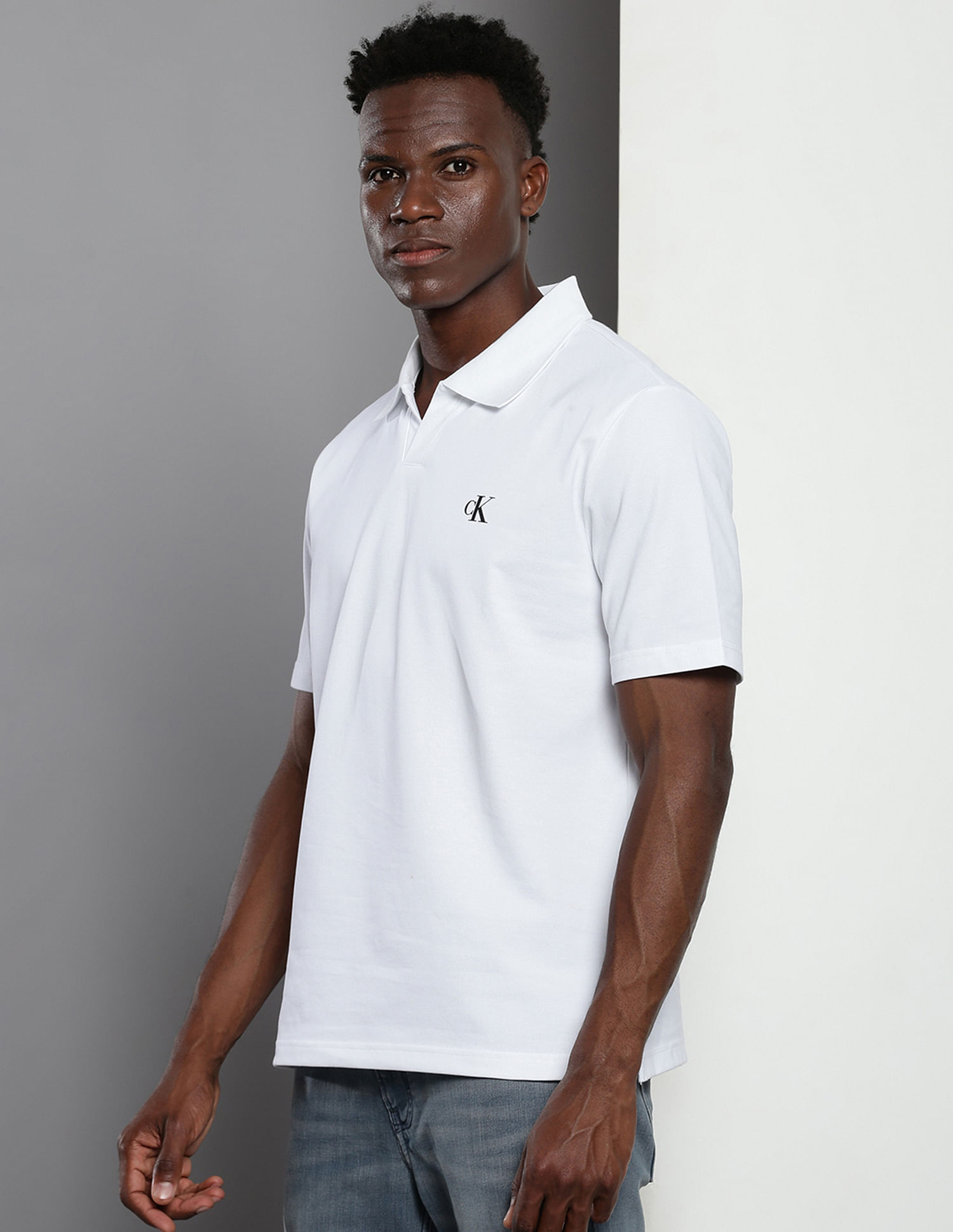 Calvin Klein Organic Cotton Relaxed Polo Shirt