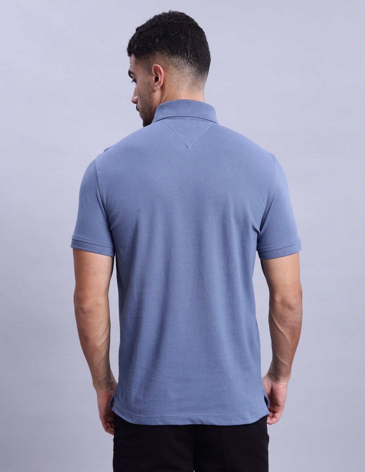 Tommy Hilfiger Solid Regular-Fit Cotton Polo Shirts