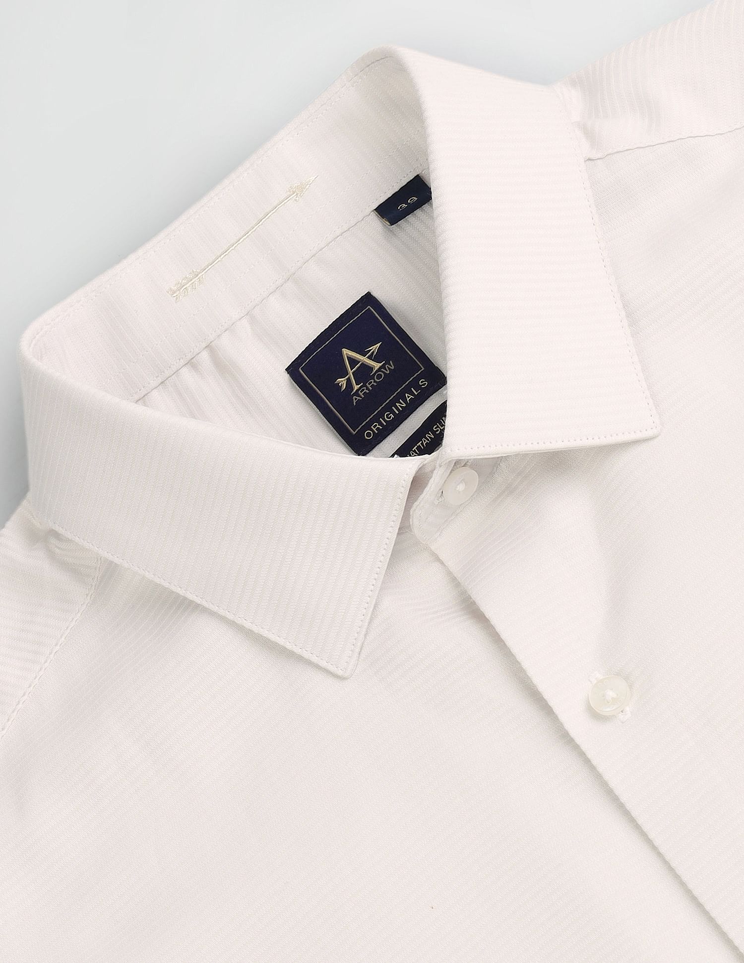 Arrow Horizontal Stripe Slim Shirt