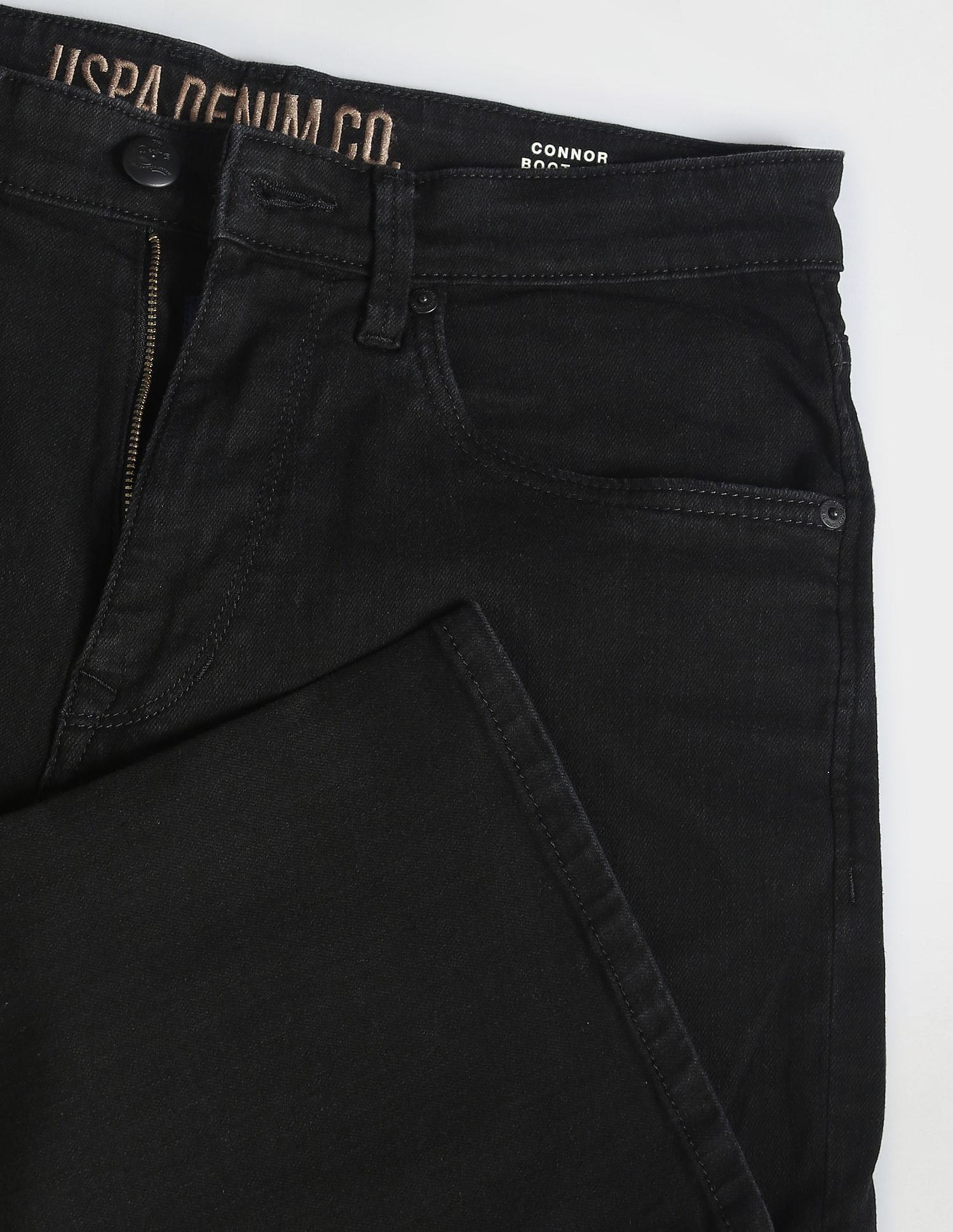 U.S. Polo Assn. Denim Co. Mid Rise Bootcut Fit Jeans