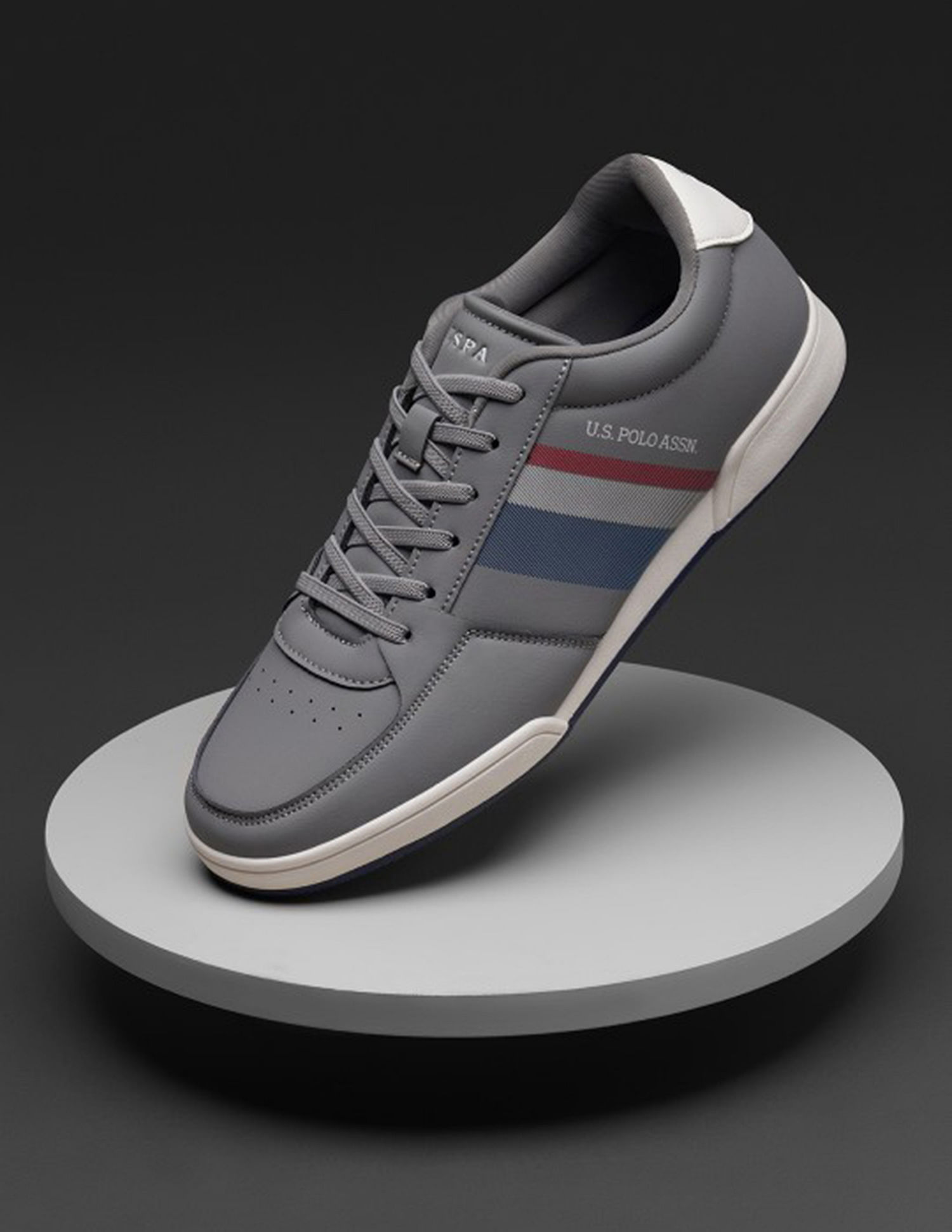 U.S. Polo Assn. Men Anders Grey All Day Sneakers