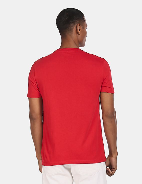 GAP Men Red HD Logo T-Shirt