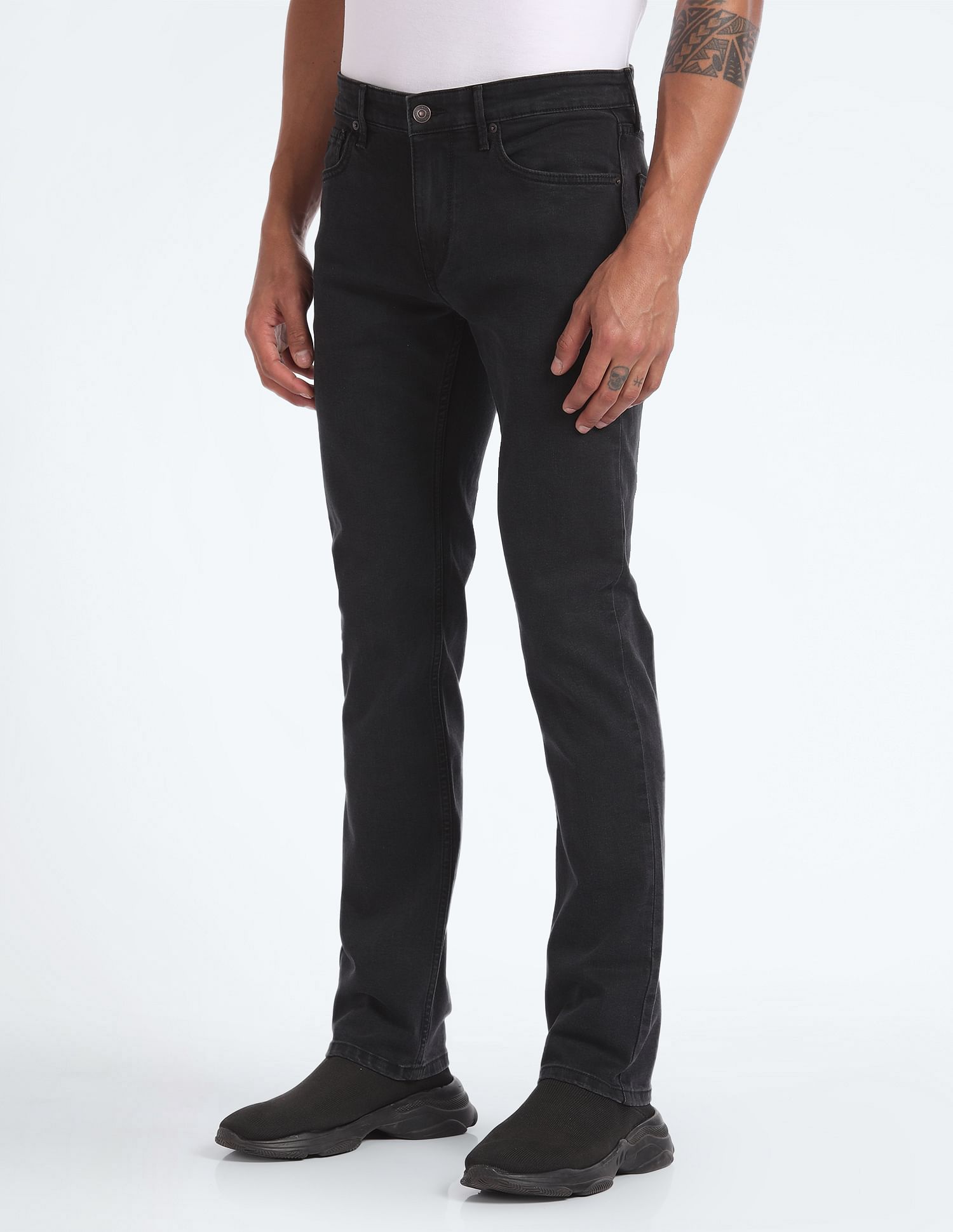 Flying Machine Freddie Slim Straight Rinsed Jeans