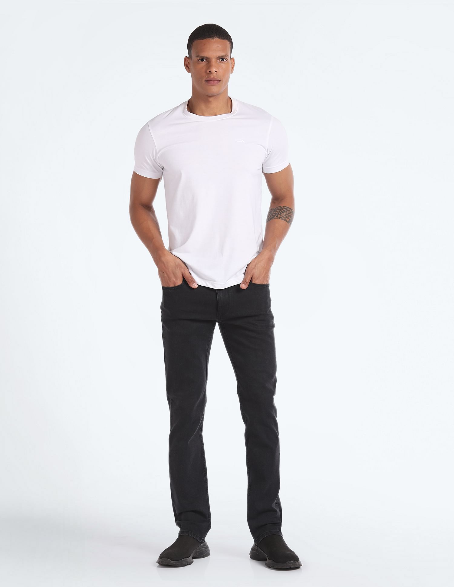 Flying Machine Freddie Slim Straight Rinsed Jeans