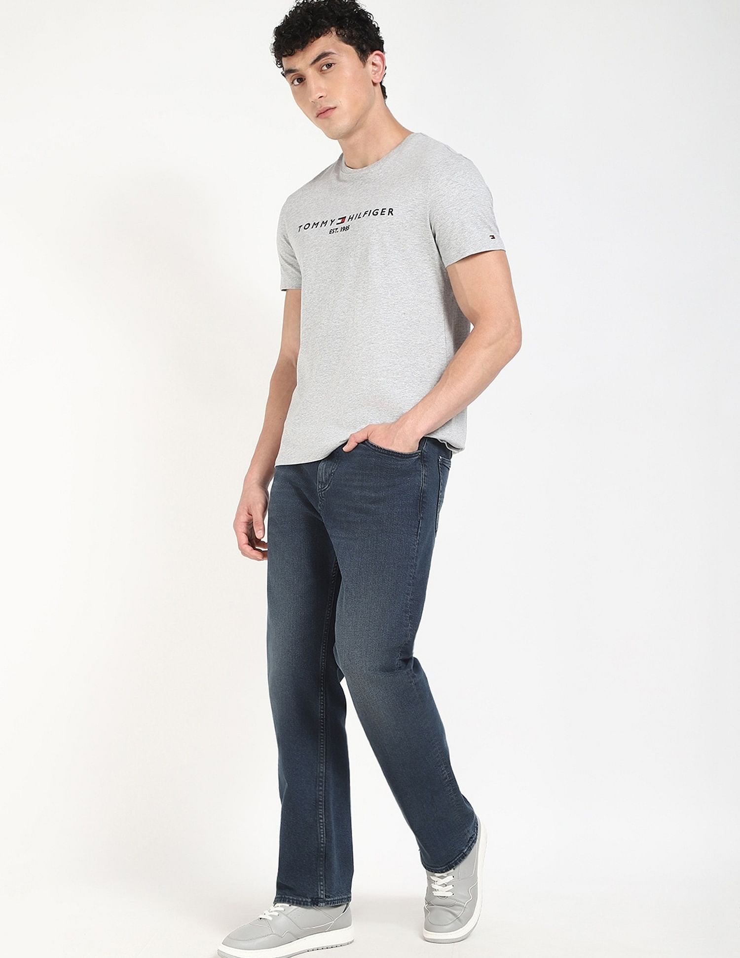 Tommy Hilfiger Embroidered Logo Regular-Fit Cotton T-Shirt