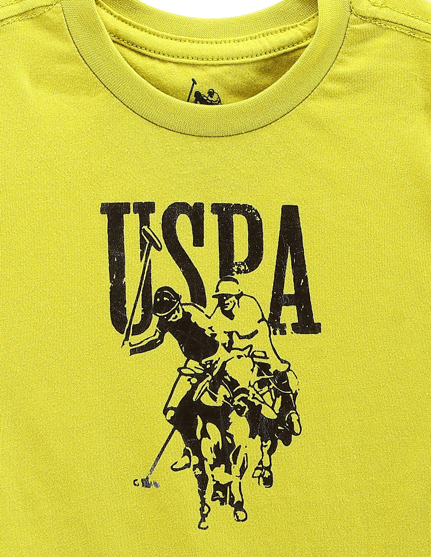 U.S. Polo Assn. Kids Boys Cotton Brand Print T-Shirt