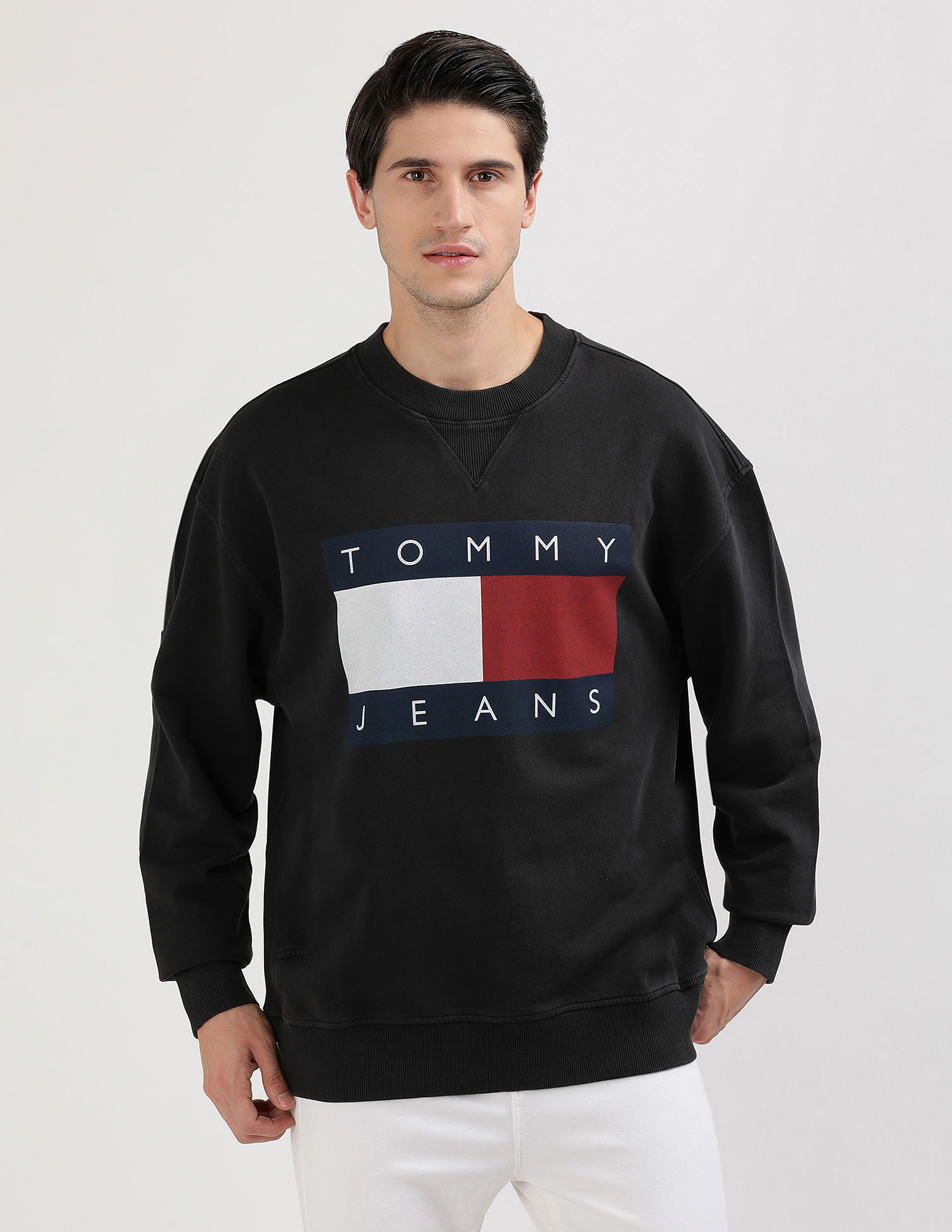 Tommy Hilfiger Brand Print Relaxed Sweatshirt