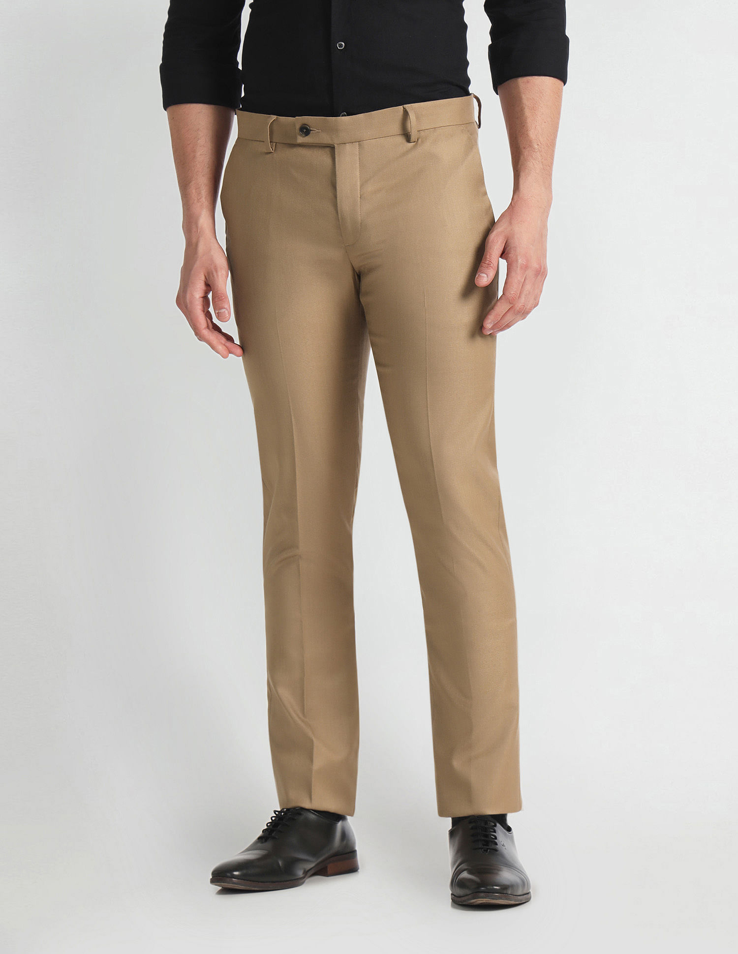 Arrow Hudson Tailored Fit Formal Trousers