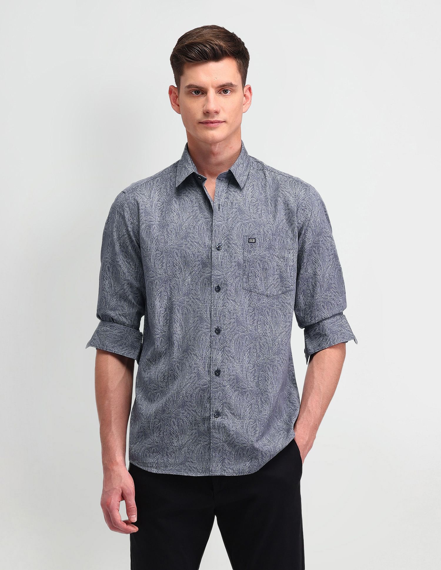 Arrow Sport All Over Printed Twill Shirt