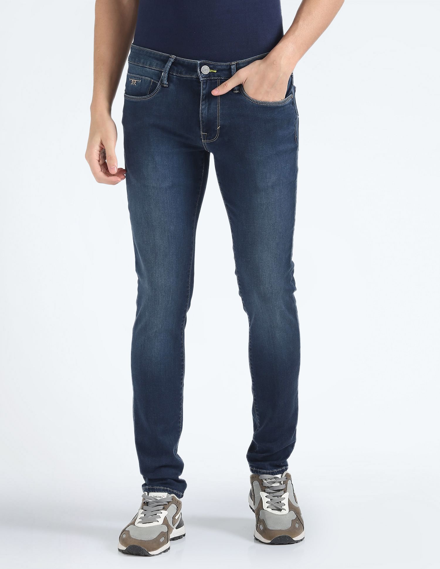 Flying Machine Mid Rise Jackson Super Skinny Jeans