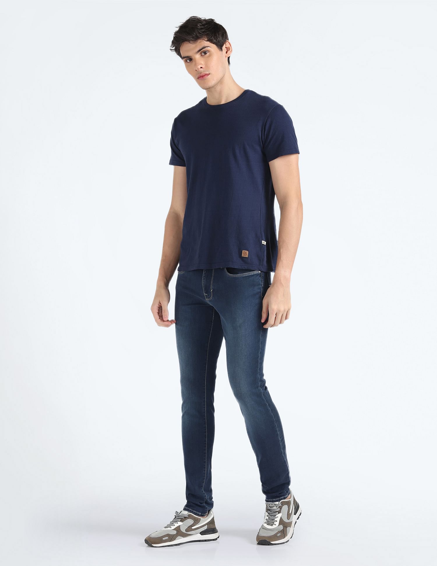 Flying Machine Mid Rise Jackson Super Skinny Jeans