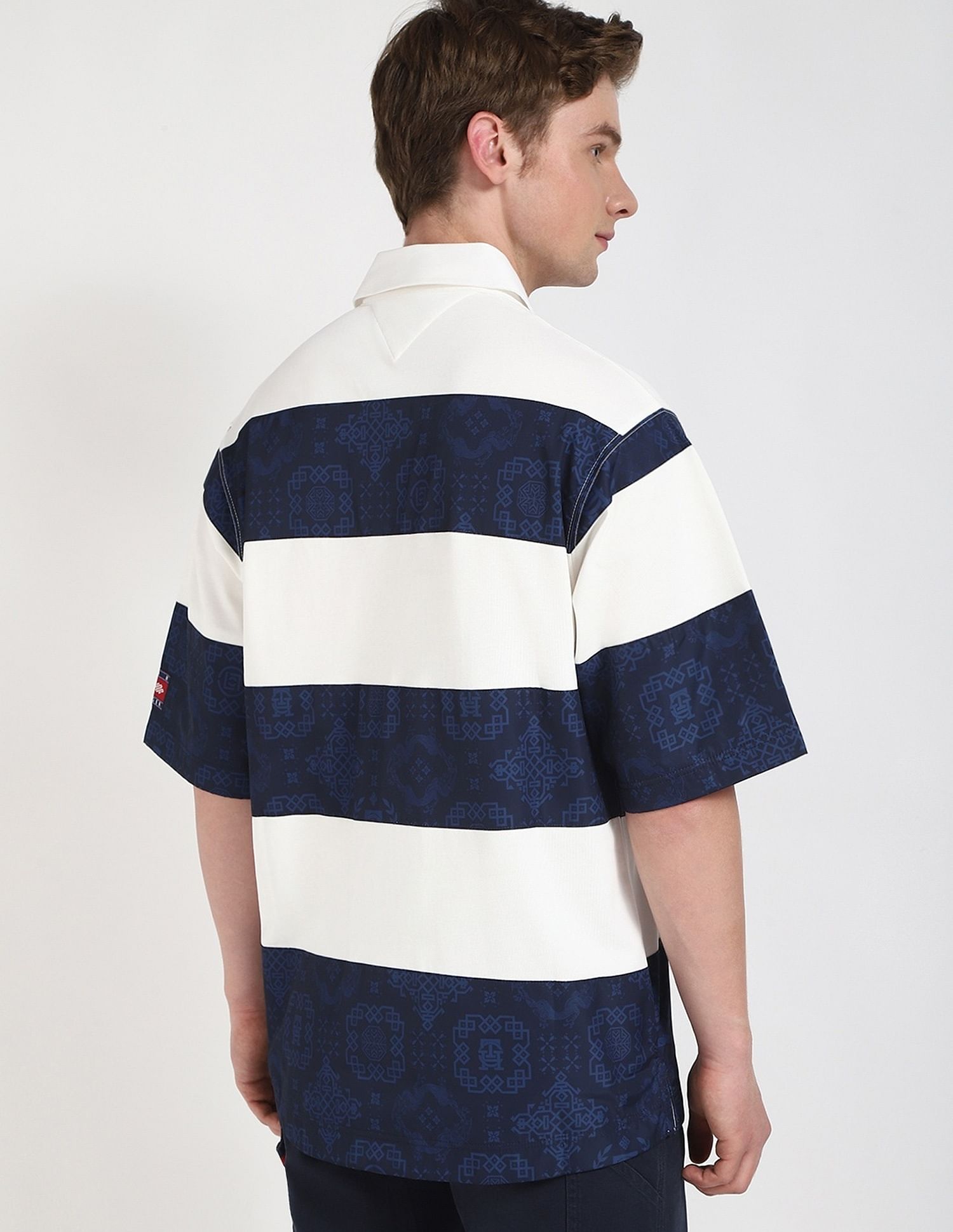 Tommy Hilfiger Striped Regular-Fit Cotton Polo Shirt