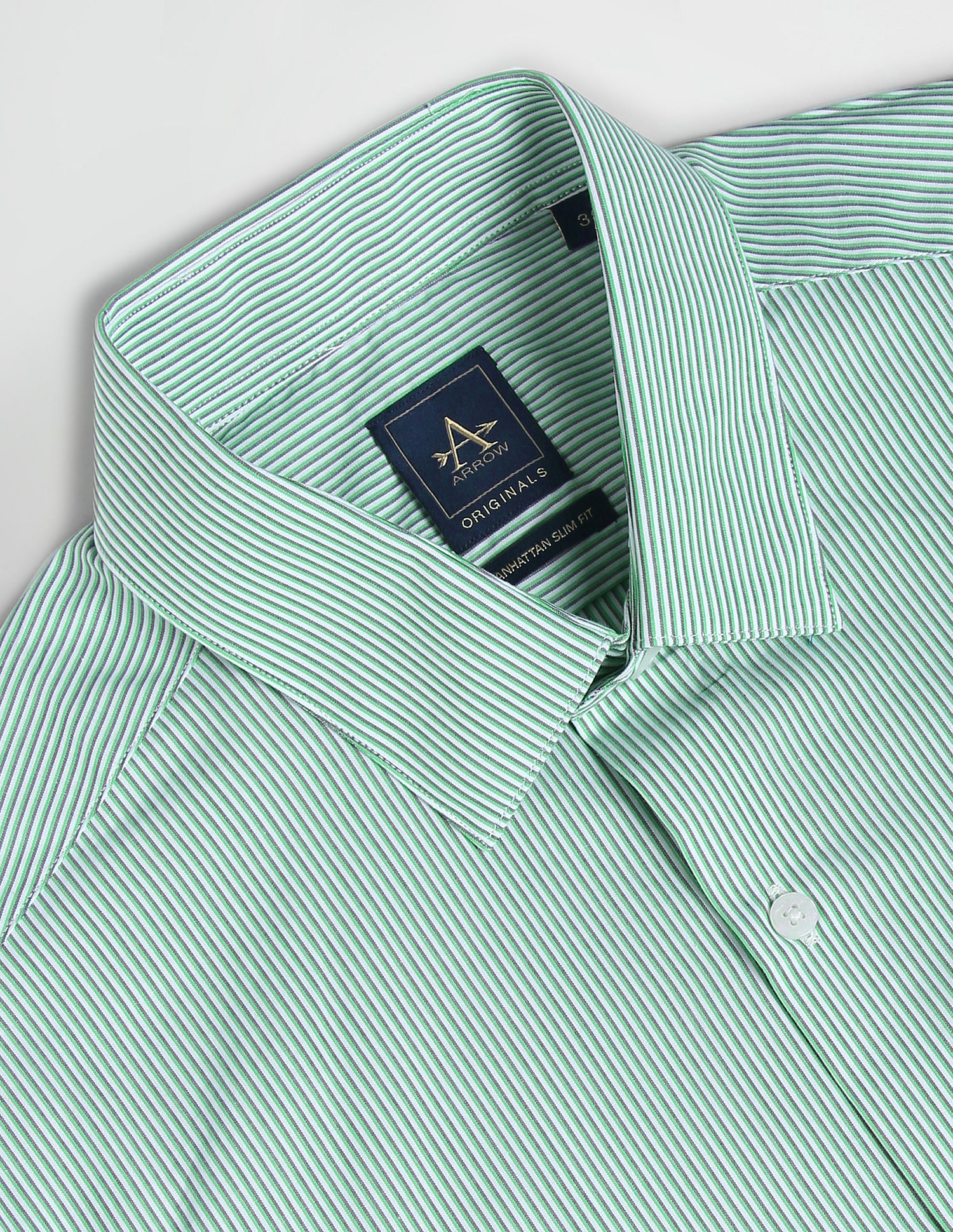 Arrow Manhattan Slim Pure Cotton Shirt