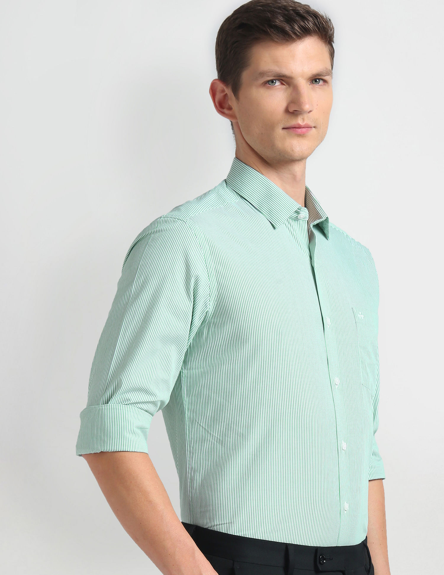 Arrow Manhattan Slim Pure Cotton Shirt