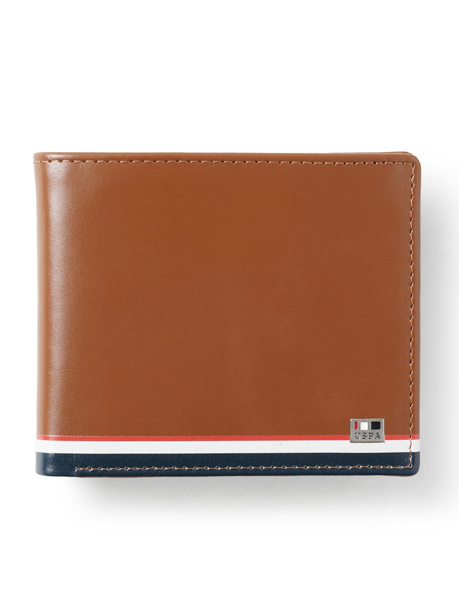 U.S. Polo Assn. Bi-Fold Taping Leather Patras Wallet