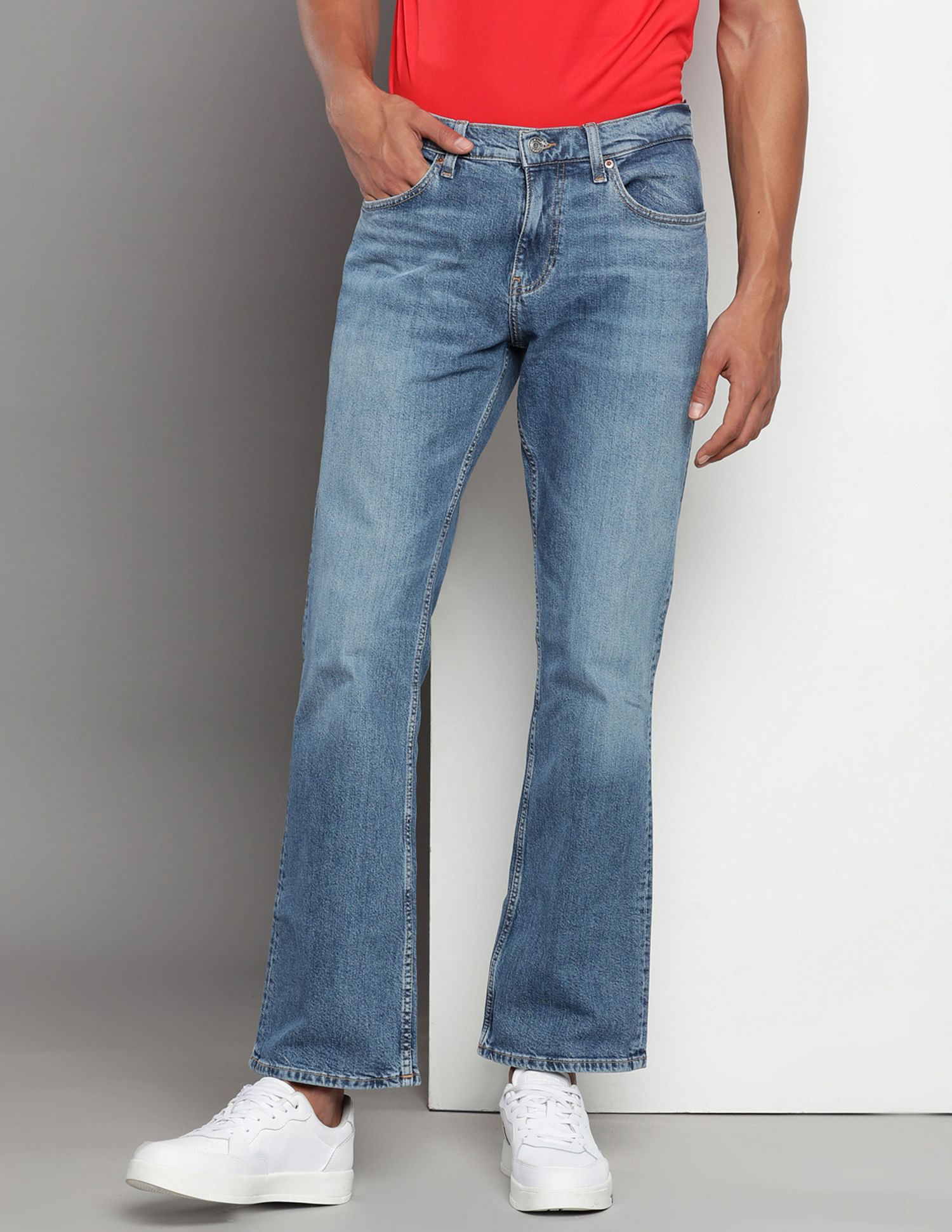 Tommy Hilfiger Ryan Bootcut Fit Stone Wash Jeans