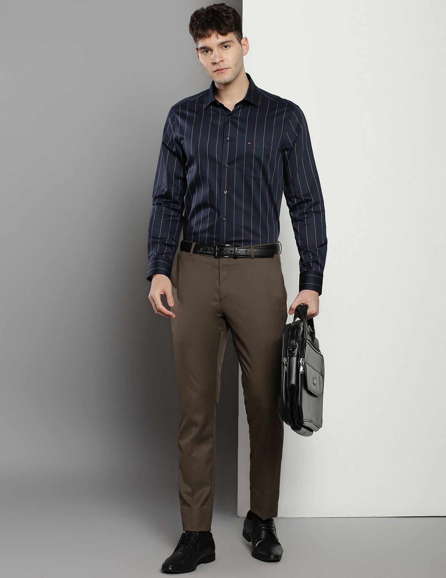 Tommy Hilfiger Vertical Stripe Dobby Shirt