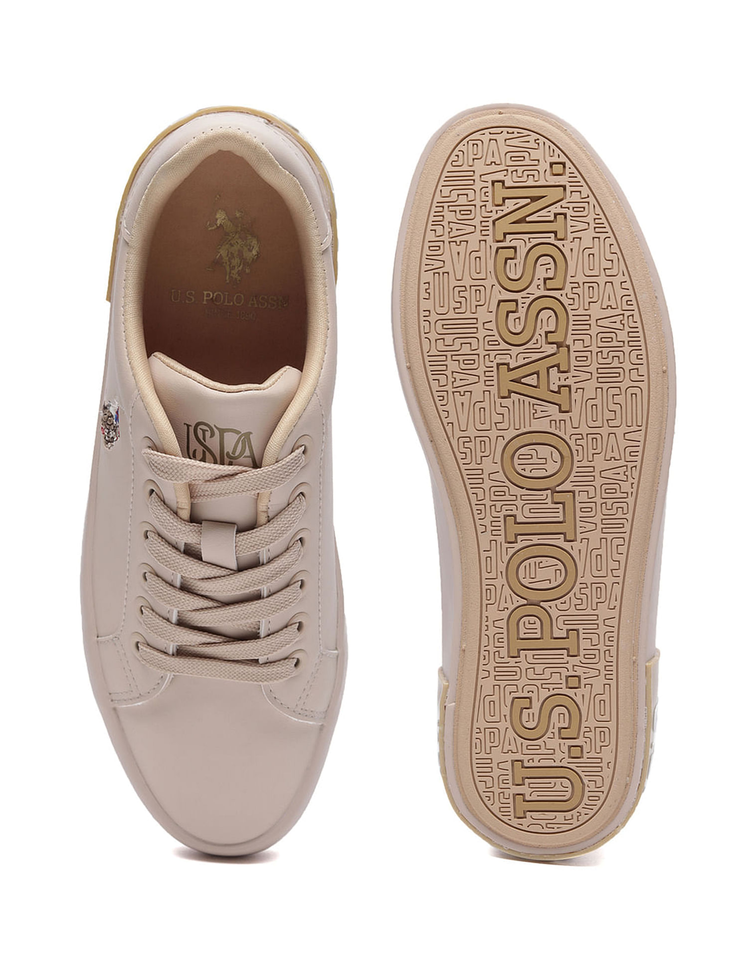 U.S. Polo Assn. Women Round Toe Logo Aubrey 2.0 Sneakers