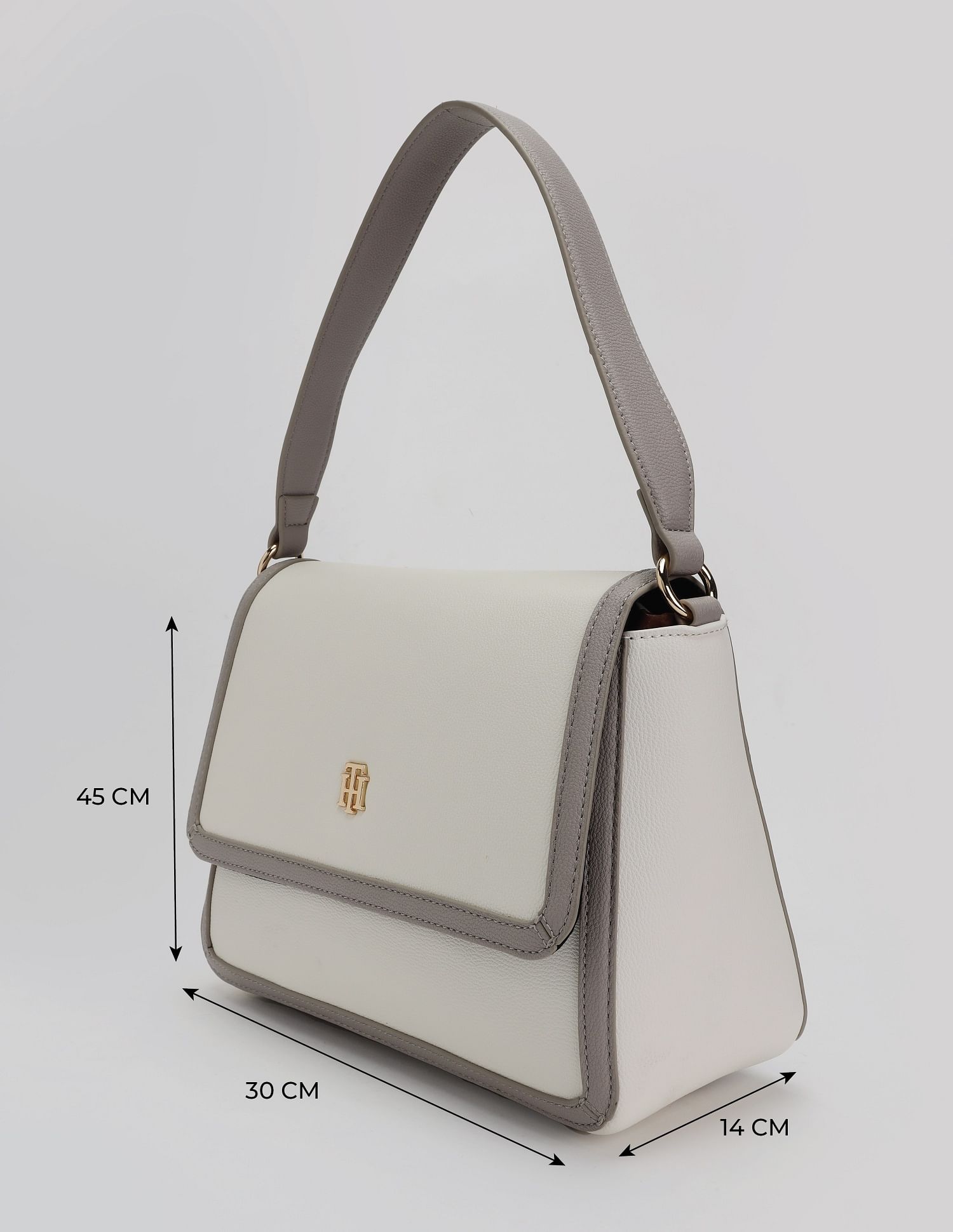 Tommy Hilfiger Solid Brown Pu Sling Bag