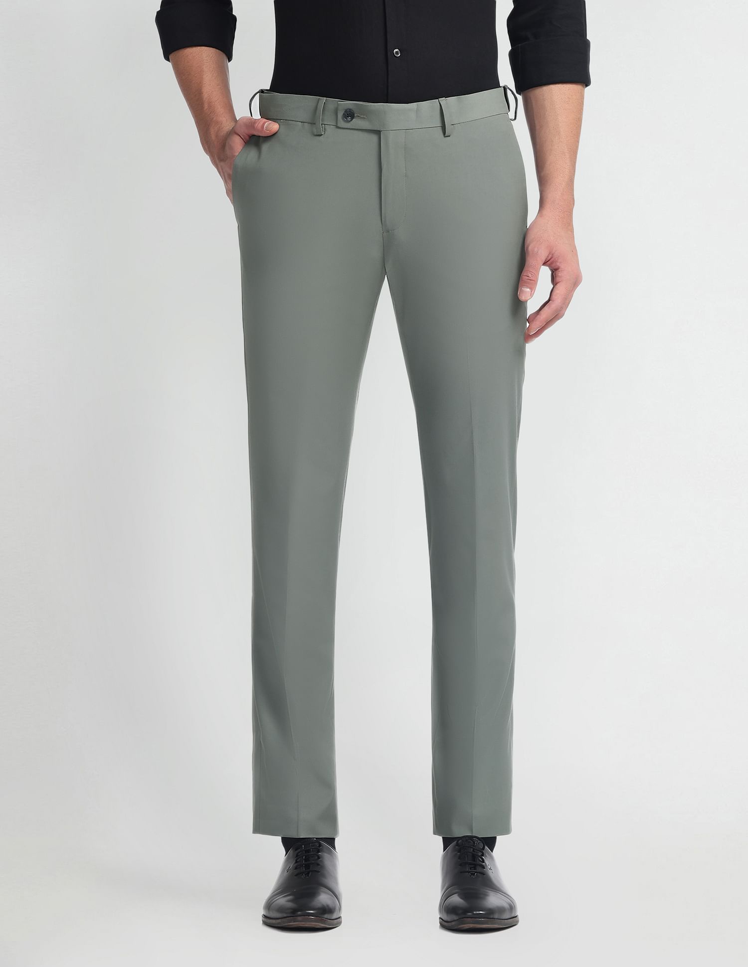 Arrow Solid Slim Autoflex Trousers