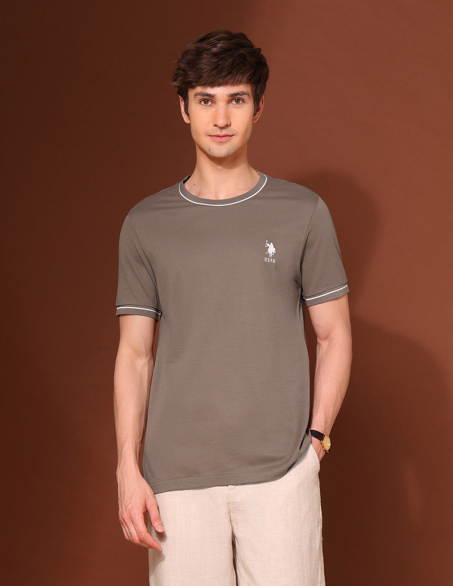 U.S. Polo Assn. Pure Cotton Slim Fit Classic T-Shirt