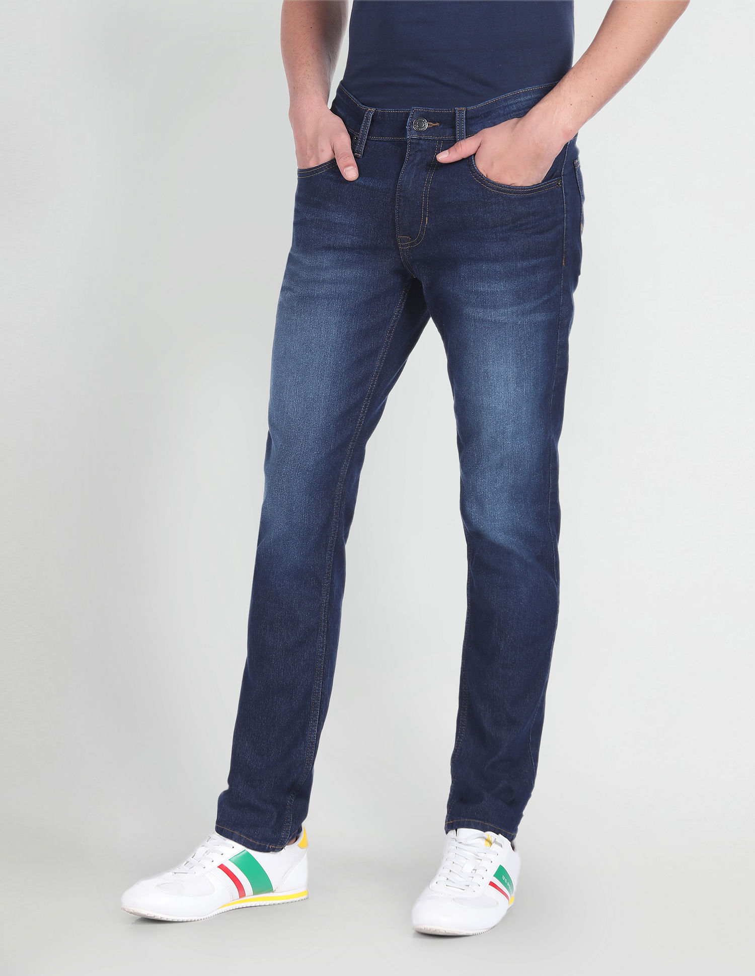 U.S. Polo Assn. Denim Co. Brandon Slim Tapered Fit Blue Jeans