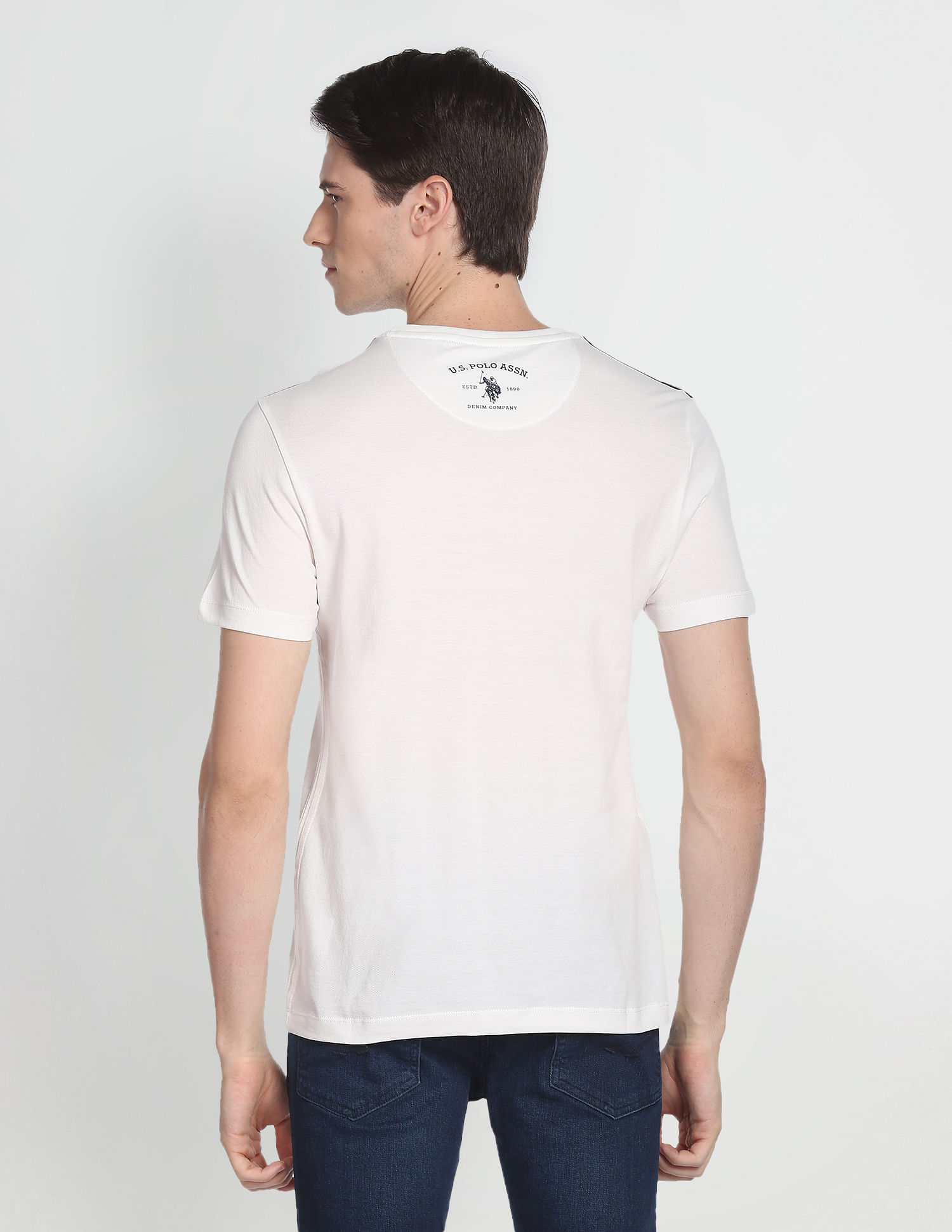 U.S. Polo Assn. Denim Co. Iconic Brand Tape T-Shirt